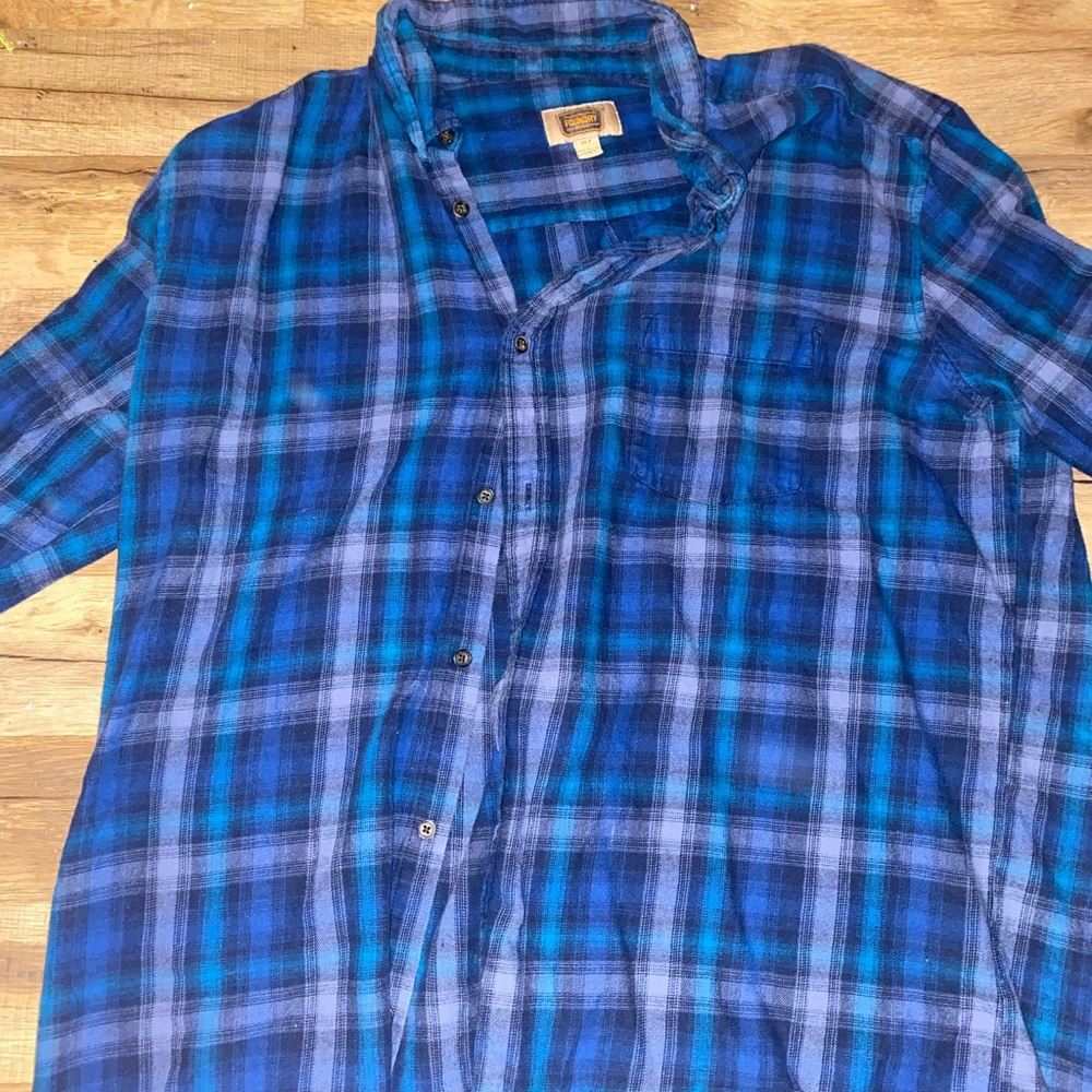 Blue flannel